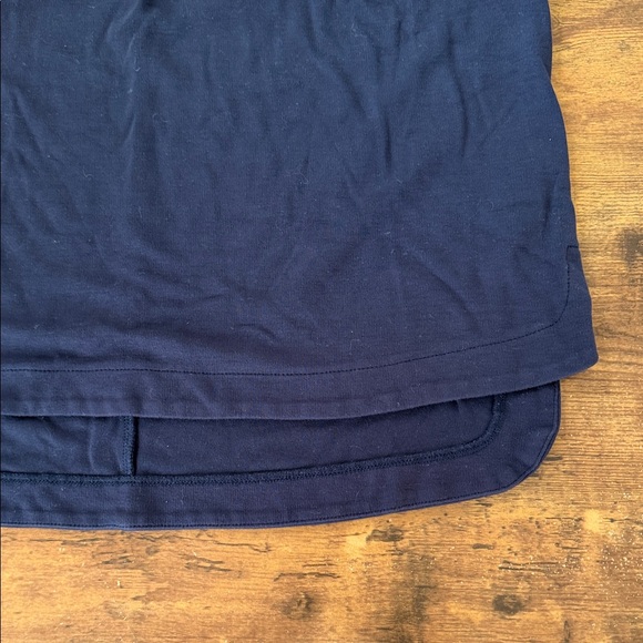 Crown & Ivy Navy Top with White Stripes and Bow - Picture 6 of 8